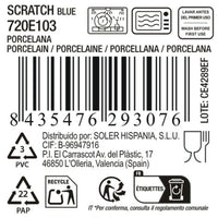 Kochschüssel La Mediterránea Scratch blue (8 Stück)
