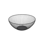 Obstschale Confortime Schwarz Metall 24,5 x 24,5 x 10 cm (12 Stück)