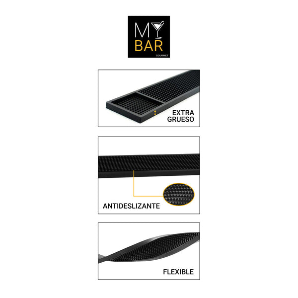 Abtropfsieb für die Spüle My Bar 62 x 9 x 1 cm (18 Stück)