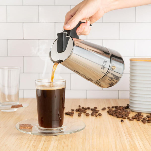 Italienische Kaffeemaschine Quttin 2 Kopper (6 Stück)