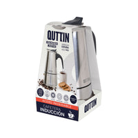 Italienische Kaffeemaschine Quttin 2 Kopper (6 Stück)