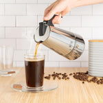 Italienische Kaffeemaschine Quttin 9 Tassen (6 Stück)