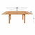 Asuziehbarer Tisch Aktive Akazienholz rechteckig 200 x 100 x 74 cm