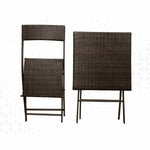 Tisch-Set mit 2 Stühlen Aktive karriert 60 x 72 cm