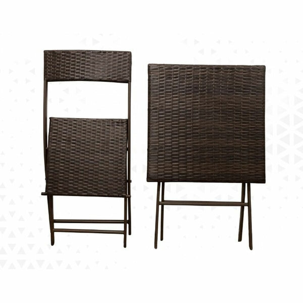 Tisch-Set mit 2 Stühlen Aktive karriert 60 x 72 cm