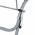 Liegestuhl Aktive Polyester 600D Stahl Schwarz 177 x 47 x 34 cm