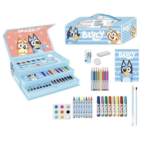 Farbkasten Bluey Blau Aktentasche