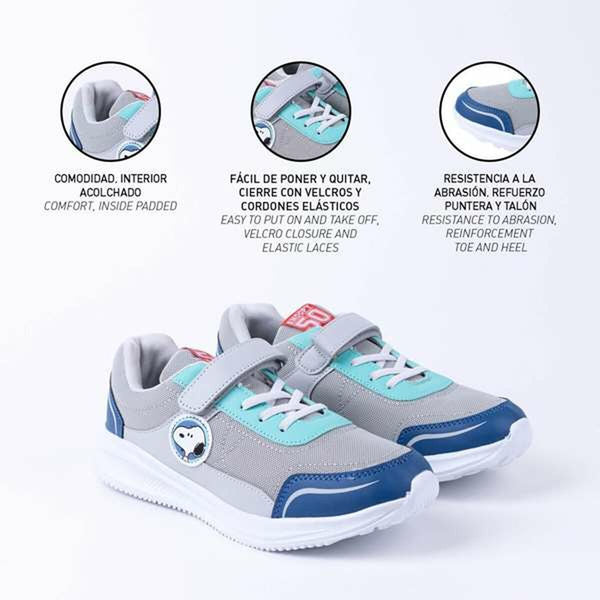 Kinder Sportschuhe Snoopy Grau 34