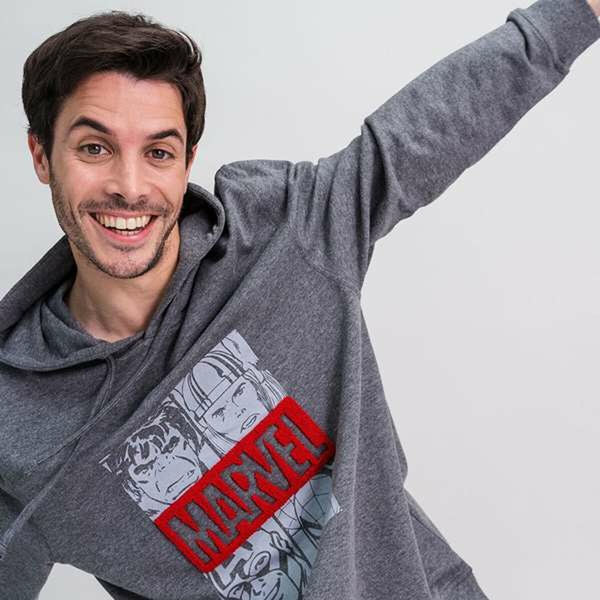 Herren Sweater mit Kapuze Marvel
