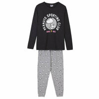 Schlafanzug Snoopy Grau