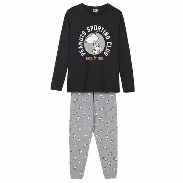 Schlafanzug Snoopy Grau