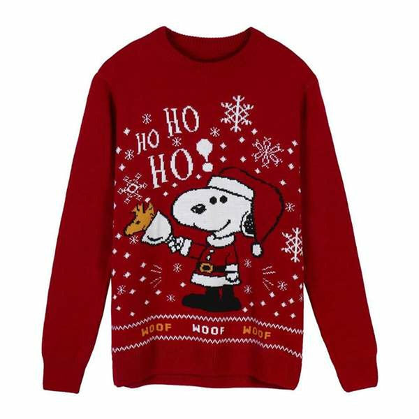 Unisex Pullover Snoopy Rot