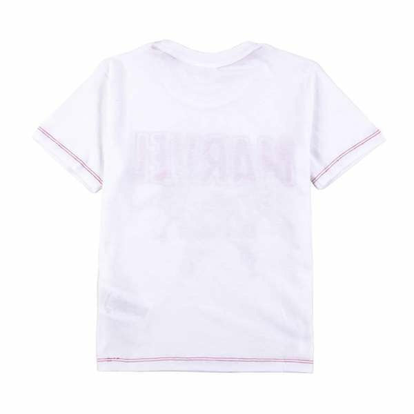Jungen Kurzarm-T-Shirt Marvel Weiß