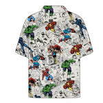Kurzarm-T-Shirt für Kinder Marvel Hellgrau