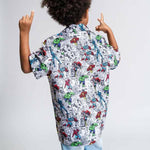 Kurzarm-T-Shirt für Kinder Marvel Hellgrau