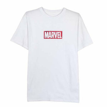Herren Kurzarm-T-Shirt Marvel Weiß
