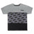 Herren Kurzarm-T-Shirt Batman Grau