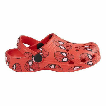 Holzschuhe Spider-Man Rot