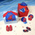 Holzschuhe Spider-Man Rot