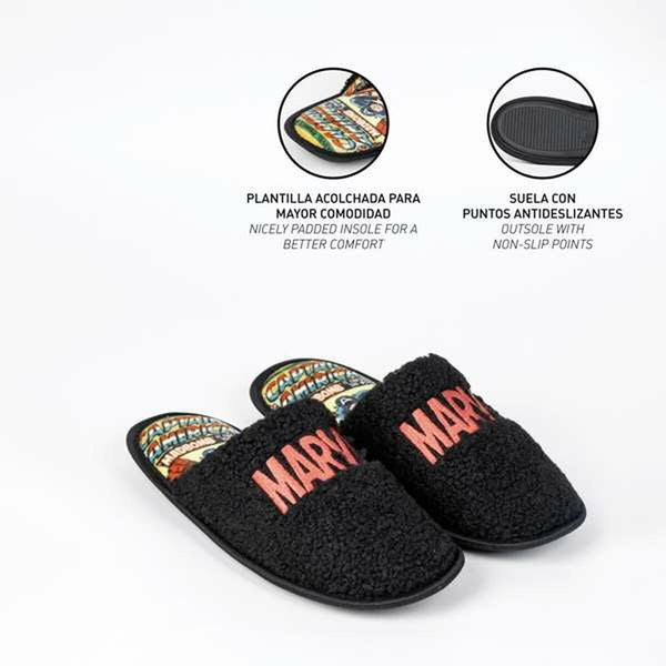 Hausschuhe Marvel Schwarz
