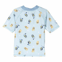 Bade-T-Shirt Bluey Hellblau