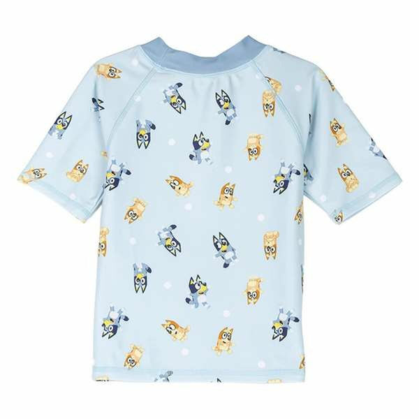 Bade-T-Shirt Bluey Hellblau