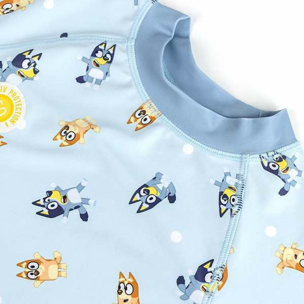 Bade-T-Shirt Bluey Hellblau