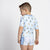 Bade-T-Shirt Bluey Hellblau