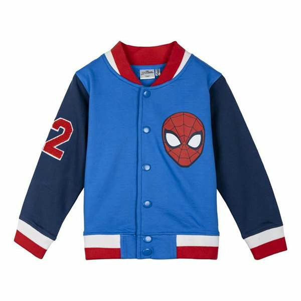 Kinder-Sweatshirt Spider-Man Blau 6-7 Jahre