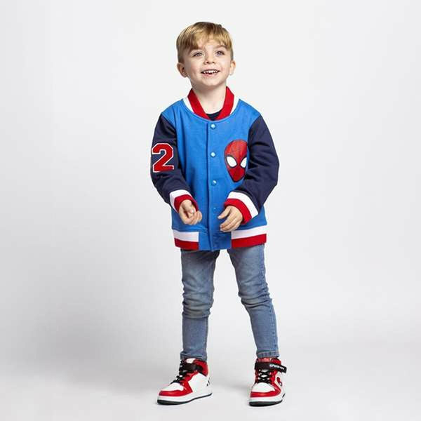 Kinder-Sweatshirt Spider-Man Blau 6-7 Jahre