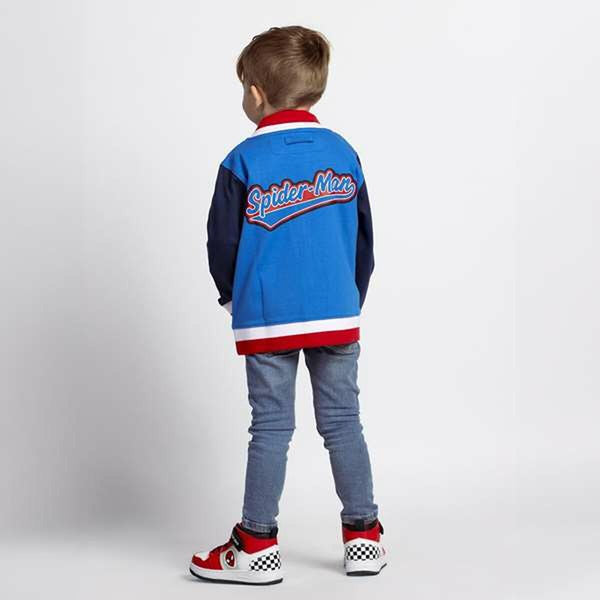 Kinder-Sweatshirt Spider-Man Blau 6-7 Jahre