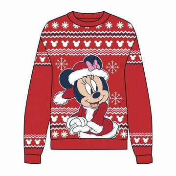 Unisex Pullover Minnie Mouse Rot