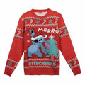 Damen Pullover Stitch Rot