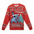 Damen Pullover Stitch Rot