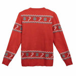 Damen Pullover Stitch Rot