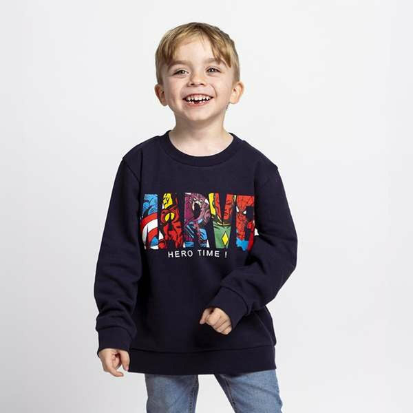 Kinder-Sweatshirt Marvel Dunkelblau