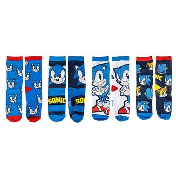 Socken Sonic Bunt 27-30 4 Paare Unisex