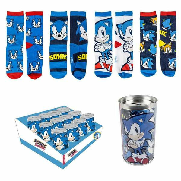 Socken Sonic Bunt 27-30 4 Paare Unisex