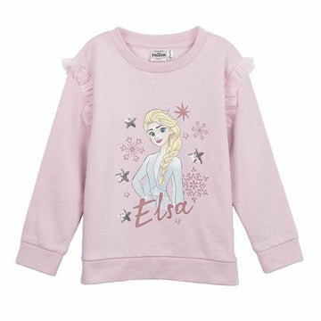 Kinder-Sweatshirt Frozen Hellrosa