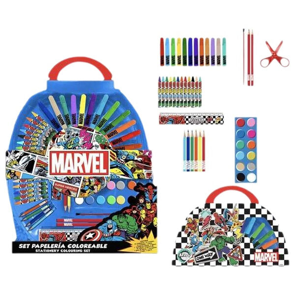 Papierwaren-Set Marvel Blau