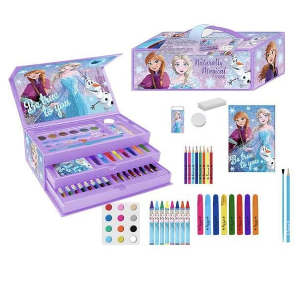 Aktivitätsbox zum Ausmalen Frozen Lila