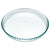 Backform Pyrex Classic Vidrio Durchsichtig Glas Eben rund 25 x 25 x 4 cm 6 Stück