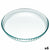 Backform Pyrex Classic Vidrio Durchsichtig Glas Eben rund 25 x 25 x 4 cm 6 Stück