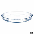 Backform Pyrex Classic Vidrio Durchsichtig Glas Eben rund 31 x 31 x 4 cm 6 Stück