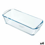 Backform Pyrex Classic Vidrio rechteckig Durchsichtig 32 x 12 x 8 cm (4 Stück)
