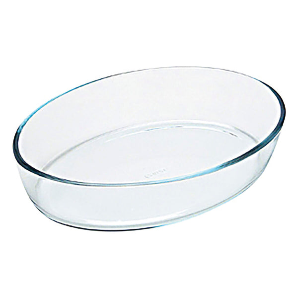 Ofenschüssel Pyrex Classic Vidrio Durchsichtig Glas Oval 35 x 24 x 7 cm (6 Stück)