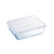 Rechteckige Lunchbox mit Deckel Pyrex Cook & Freeze 25 x 20 cm Durchsichtig Silikon Glas 2,6 L (6 Stück)