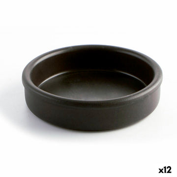 Kochtopf Quid Barro Lux Schwarz aus Keramik Ø 14 cm (12 Stück)