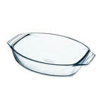 Ofenschüssel Pyrex Irresistible Durchsichtig Glas Oval 39,5 x 27,5 x 7 cm (4 Stück)