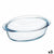 Ofenschüssel Pyrex Classic Vidrio Durchsichtig Glas 33 x 20 x 10 cm mit Deckel (3 Stück)